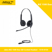 Jabra BIZ 1500 Duo QD Corded Headset - 1519-0154