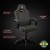 AROZZI ENZO-WF-BKGY Gaming Chair Enzo Woven Fabric Black image