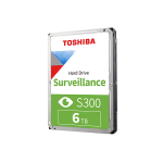 Toshiba HDWT860UZSVA 6TB S300 Surveillance HDD - 3.5' SATA Internal Hard Drive