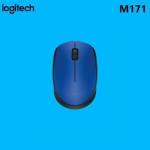 Logitech 910-004640 Wireless mouse -Blue/Black - M171