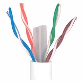 Televes DK6000 data cable U/UTP Cat 6 Fca PVC 23AWG - white