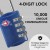 Desired Tools ‎‎DTTS2PBL TSA Luggage Lock - Blue image