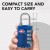 Desired Tools ‎‎DTTS2PBL TSA Luggage Lock - Blue image