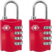 Desired Tools DTTS2PRR TSA Luggage Lock - Red