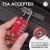 Desired Tools DTTS2PRR TSA Luggage Lock - Red image