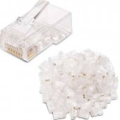 Genuine GNMP-C6U1TRA-100 RJ45 Cat6 Modular Plug Connector - 100pcs