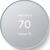 Google GA02083-US Nest Thermostat 4th Gen Programmable Smart Wi-Fi Thermostat - Fog