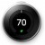 Google T3007ES Nest Learning Thermostat, 3Rd Gen, Smart Stainless Steel, Works With Alexa image