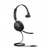 Jabra 24189-889-999 Evolve2 40 SE UC Mono USB-A Headset - Black