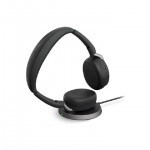 Jabra 26699-989-989 Evolve2 65 Flex UC Stereo USB-A Headset With Wireless Charging Stand - Black