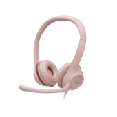 Logitech 981-001281 H390 USB Computer Headset - Rose