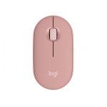 Logitech 910-007014 M350S Pebble Mouse 2 Wireless - Tonal Rose