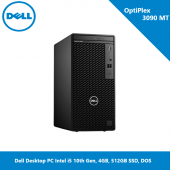 Dell OptiPlex 3090 MT Desktop PC Intel i5 10th Gen, 4GB, 512GB SSD, DOS