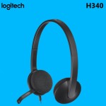 Logitech H340 USB Headset with Noise-Cancelling Mic - 981-000475