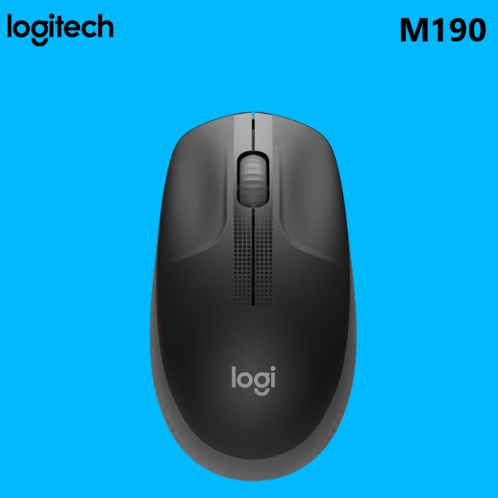 Logitech M190 wireless mouse • Unboxing, overview and installation 