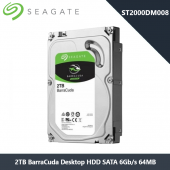 Seagate ST2000DM008 2TB BarraCuda Desktop HDD SATA 6Gb/s 64MB