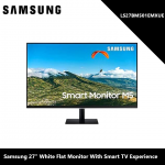 Samsung LS27BM501EMXUE 27" White Flat Monitor With Smart TV Experience