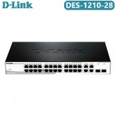 D-Link DES-1210-28 28-Port Fast Ethernet Smart Managed Switch