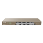 IP-COM F1126P-24-410W 24FE+2GE/1SFP Unmanaged Switch With 24-Port PoE
