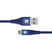 Promate NerveLink-C High Speed USB-C Data & Charge Cable, Blue