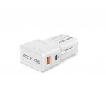 Promate TriPlug‐PD20 Dual USB Ports 20W Adapter White