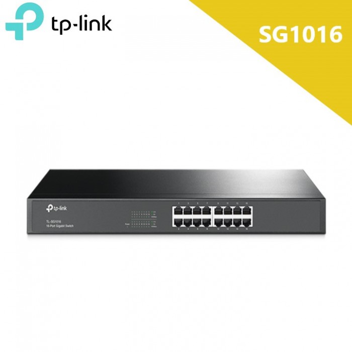 TP-Link TL-SG1016 Switch 16 Ports Gigabit Rack 19