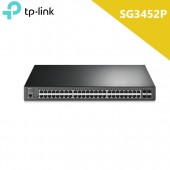 Tp-Link TL-SG3452P JetStream 52-Port Gigabit L2+ Managed Switch with 48-Port PoE+