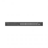 Ruijie RG-ES126S-LP V2 24-Port 10/100 Mbps with 2-Port Gigabit Rackmount PoE Switch