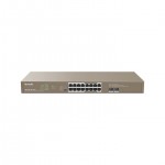 Tenda TEG1118P-16-250W 16GE+2SFP Ethernet Switch With 16-Port PoE