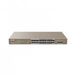 Tenda TEG1126P-24-410W 24GE+2SFP Ethernet Switch With 24-Port PoE