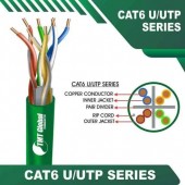 TMT Global TMT-7401 Cat6 23awg 4 twisted pair Network Cable 305m LSZH - Green