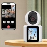 Toshionics 113964 Indoor Home Security Camera with 2.8-inch HD Screen