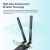 Tp-Link Archer TX20E AX1800 Wi-Fi 6 Bluetooth 5.2 PCIe Adapter image